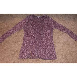 burgundy cardigan *please read description*